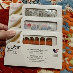 🎃⛄️🎄RETIRED Color Street seasonal designs bundle